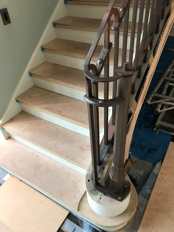 Copper Casting Ornamental hand rail in Bronze